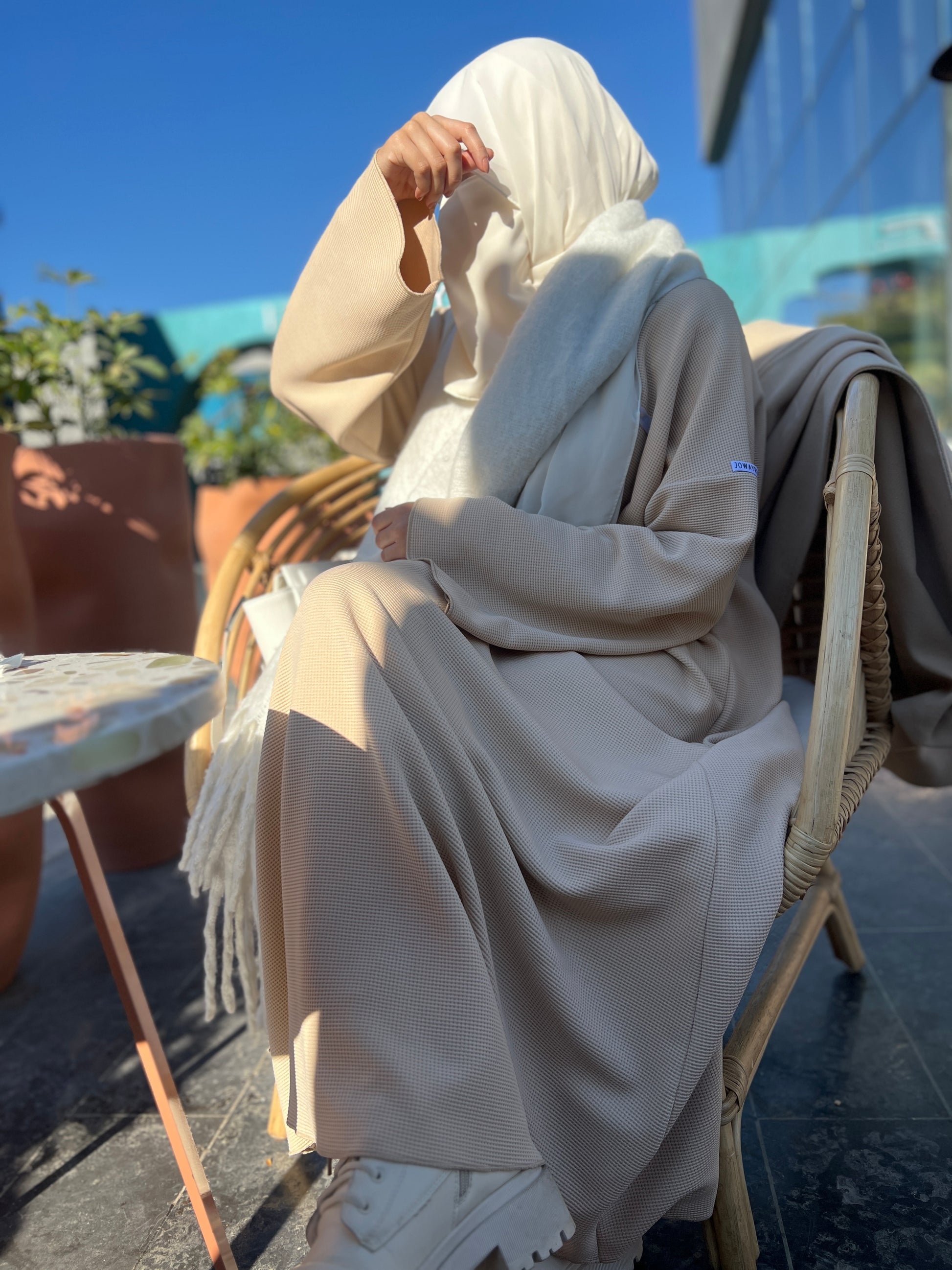 Pieces of biscuit dress